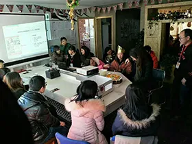 学天教育_太原分校_员工生日会