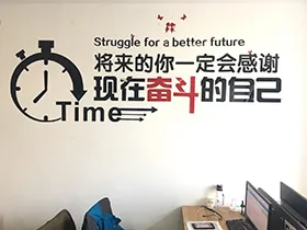 学天教育_徐州分校_奋斗墙
