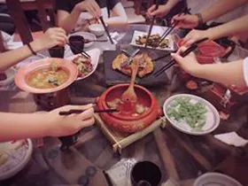 学天教育_长春分校_聚餐